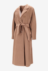 Max Mara Madame Belted Single-Breasted Coat Brown 2521018011600MADAME_001