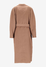Max Mara Madame Belted Single-Breasted Coat Brown 2521018011600MADAME_001