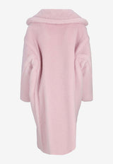 Max Mara Tedgirl Double-Breasted Buttoned Coat Pink 2611011011TEDGIRL_030