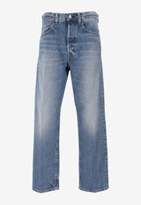 Ralph Lauren Relaxed Washed Denim Pants Blue 211969411001