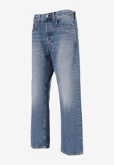 Ralph Lauren Relaxed Washed Denim Pants Blue 211969411001