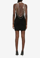 The Attico Halterneck Mini Dress Black 260WCA00471VVP002RA_100