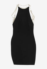 The Attico Halterneck Mini Dress Black 260WCA00471VVP002RA_100