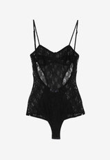 The Attico Sleeveless Lace Bodysuit Black 260WCY00032PPE001AA_100