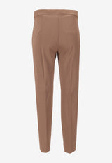Max Mara Pegno Straight-Leg Tailored Pants Brown 2521786021600PEGNO_055