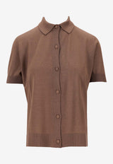 Max Mara Romania Ribbed Buttoned Shirt Color 2521346061600ROMANIA_004