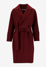 S Max Mara Arona Belted Wool Coat Color 2619011051600ARONA_073