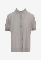 Max Mara Romania Ribbed Buttoned Shirt Color 2521346061600ROMANIA_013