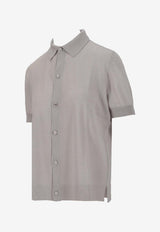 Max Mara Romania Ribbed Buttoned Shirt Color 2521346061600ROMANIA_013