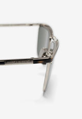 Saint Laurent Joe Square-Frame Sunglasses Gray 843043Y9969_8163