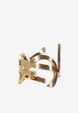 Saint Laurent Cassandre Cuff Bracelet Gold 851101Y1500_7005