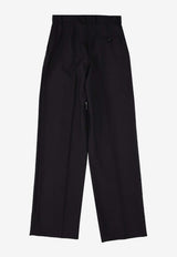 Stella McCartney Pleated Straight-Leg Pants Black 640302SSA36_1000
