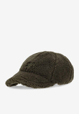 Miu Miu Fleece Baseball Cap Gray 5HC3692IDY_F04P9