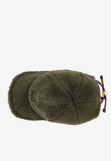 Miu Miu Fleece Baseball Cap Gray 5HC3692IDY_F04P9