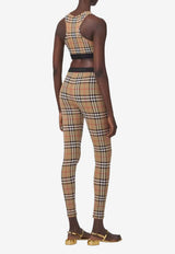 Burberry Vintage Checked Sports Bra Beige 8049477_A7028