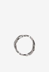 Saint Laurent Twisted Cassandre Ring Silver 823669Y1500_8126