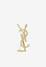 Saint Laurent Cassandre Wrapped Cord Brooch Gold 804317Y1500_8030