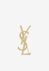 Saint Laurent Cassandre Wrapped Cord Brooch Gold 804317Y1500_8030