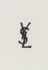 Saint Laurent Embroidered Cassandre Tank Top White 823603Y37EC_9469