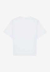 Saint Laurent Cassandre Oversized T-shirt White 862769Y38AK_9538