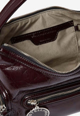 Stella McCartney Dartmoor Crossbody Bag with Crinkled-Finish Brown 7B0179WP0632_6011