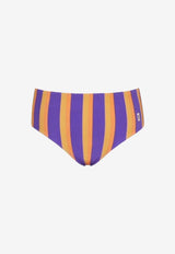 Saint Laurent Striped Bikini Bottoms Multicolor 859366Y38CZ_5571