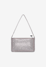 Stella McCartney Falabella Crystal Pochette Shoulder Bag Silver 7P0076WP0635_8101