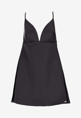 Elisabetta Franchi V-neck Mini Dress Black AB92261E2_110