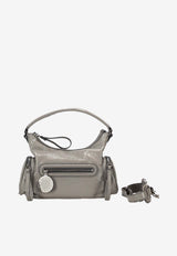 Stella McCartney Dartmoor Crossbody Bag with Glossy-Finish Gray 7B0179WP0632_1220
