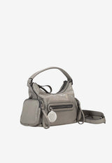 Stella McCartney Dartmoor Crossbody Bag with Glossy-Finish Gray 7B0179WP0632_1220