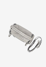 Stella McCartney Dartmoor Crossbody Bag with Glossy-Finish Gray 7B0179WP0632_1220