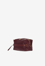 Jérôme Dreyfuss Lucky Pouch Bag with Studs Bordeaux 46LUCKCACH_Bordeaux