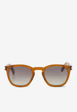 Saint Laurent Bold 28 Round-Frame Sunglasses Green 419691Y9956_2505