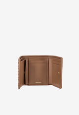 Miu Miu Matelassé Logo Wallet Brown  5MH033AFPP_F098L