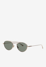 Saint Laurent SL 97 Aviator Sunglasses Green 843062Y9969_8002