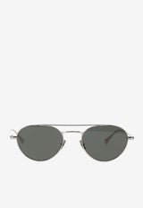 Saint Laurent SL 97 Aviator Sunglasses Gray 843062Y9969_8100