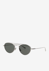 Saint Laurent SL 97 Aviator Sunglasses Gray 843062Y9969_8100