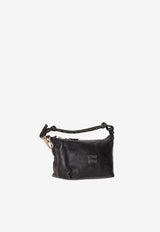 Miu Miu Embossed Logo Nappa Leather Shoulder Bag Brown  5NE8412IFO_F0NTG