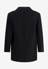 Saint Laurent Double-Breasted Wool Blazer Black 837180Y060R_1005
