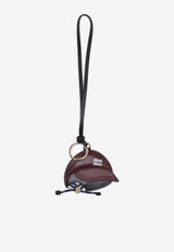 Miu Miu Logo Print Cap Keychain Brown  5TL5692ID8_F0007