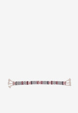 Miu Miu Crochet Knit Logo-Label Trick Keychain Multicolor 5TT2792IEI_F0X46