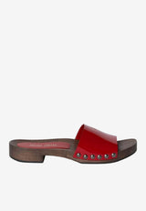 Miu Miu Patent Leather Sandals Red 5Z425EFA030069_F0011