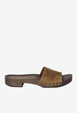 Miu Miu Patent Leather Sandals Brown  5Z425EFA030Z5O_F0401