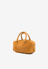 Miu Miu Arcadie Suede Tote Bag Brown  5BB142VOON2CS4_F0R55