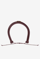 Saint Laurent Cassandre String Bracelet Brown 820441AAF94_6195