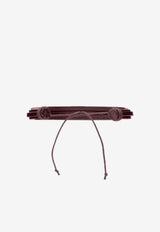 Saint Laurent Cassandre String Bracelet Brown 820441AAF94_6195
