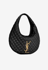 Saint Laurent Icare Quilted Nappa Hobo Bag Black 858160AAANG_1000