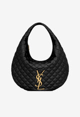 Saint Laurent Icare Quilted Nappa Hobo Bag Black 858160AAANG_1000