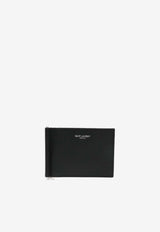 Saint Laurent Bi-Fold Leather Wallet Black 378005BTY0N_1000