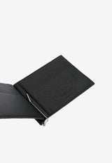 Saint Laurent Bi-Fold Leather Wallet Black 378005BTY0N_1000